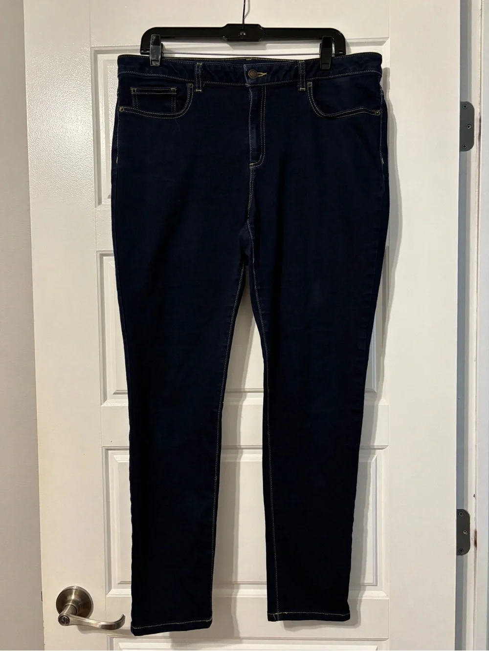 Michael Kors Women's Izzy Skinny Dark Blue Jeans